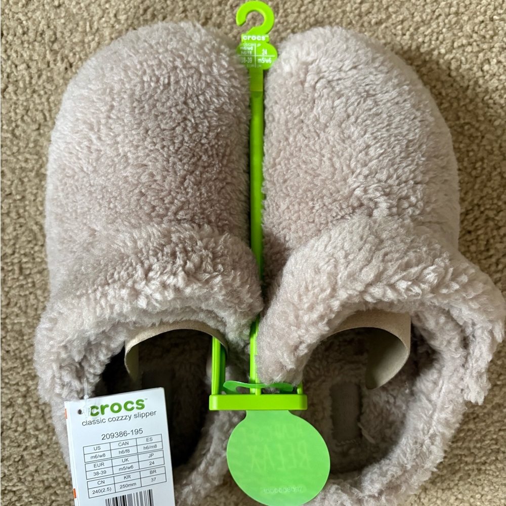 Crocs Cozzzy Slippers Mushroom